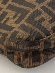 FF Zucca图案棕色单肩包