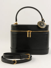 2-way vanity bag, black