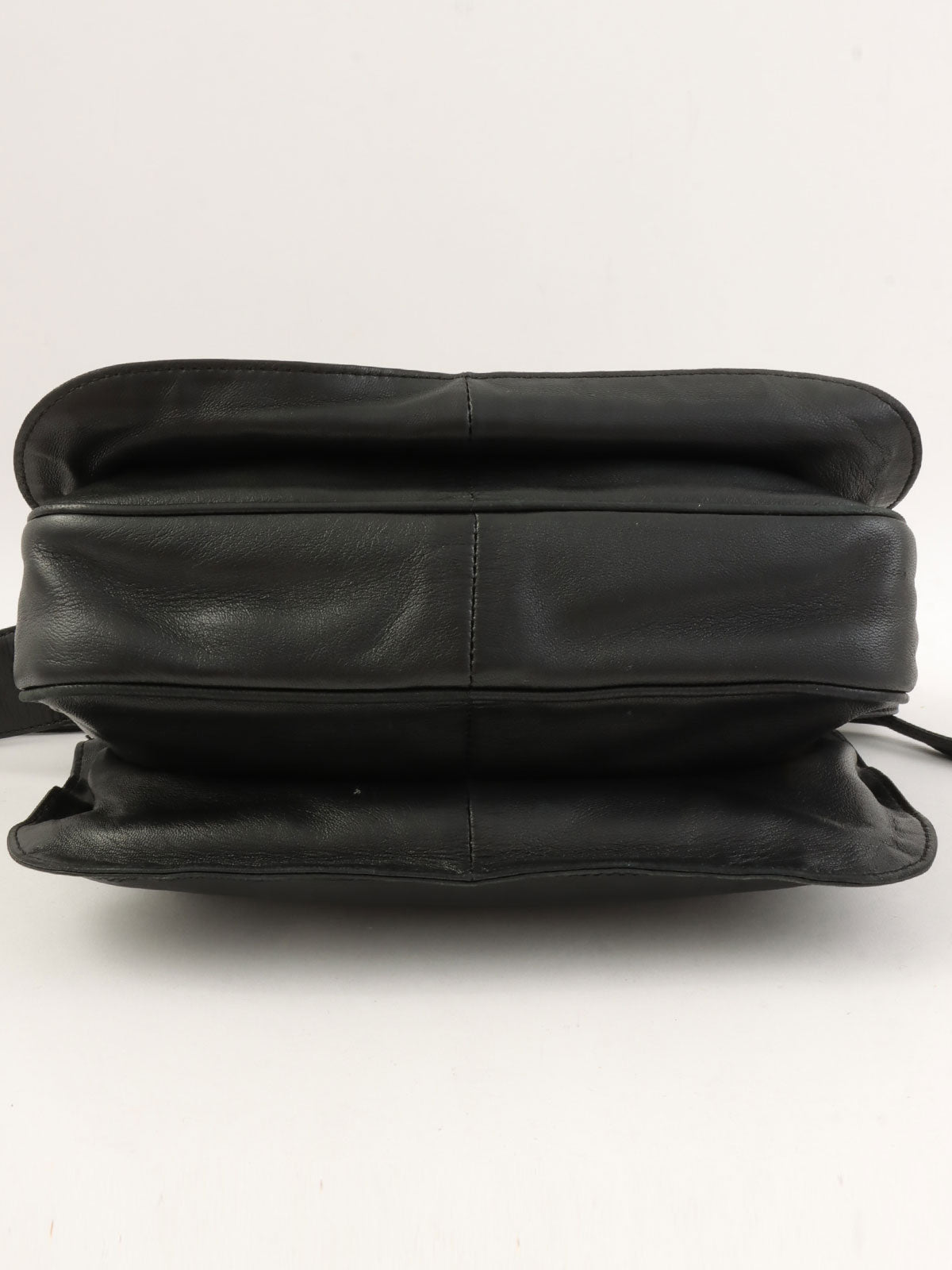 Anagram抽绳单肩包 黑色