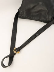 Anagram抽绳单肩包 黑色