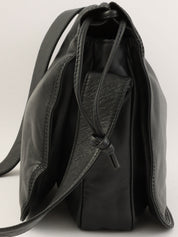 Anagram抽绳单肩包 黑色