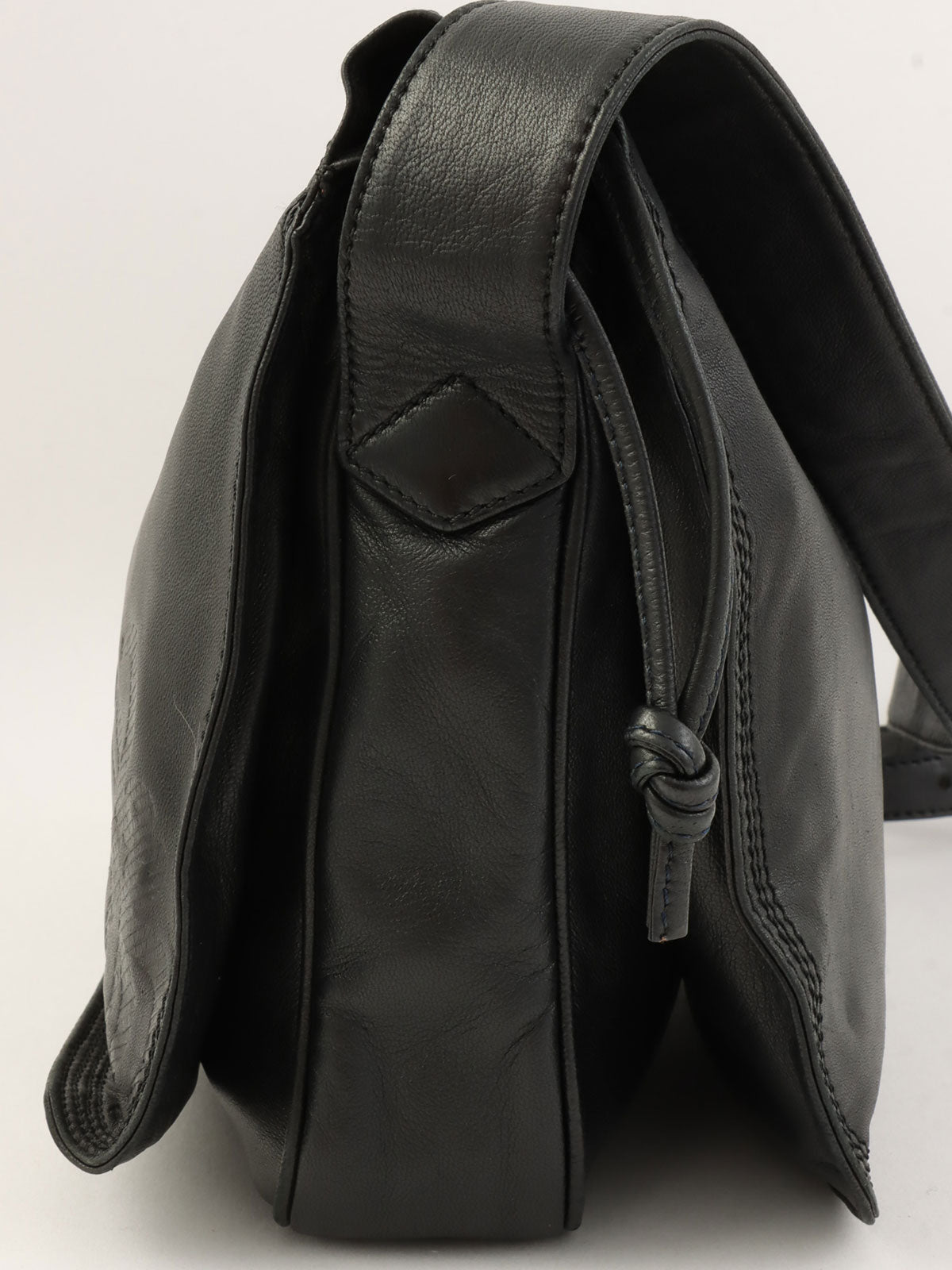 Anagram抽绳单肩包 黑色