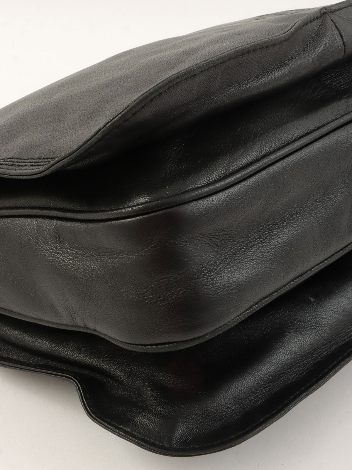 Anagram抽绳单肩包 黑色