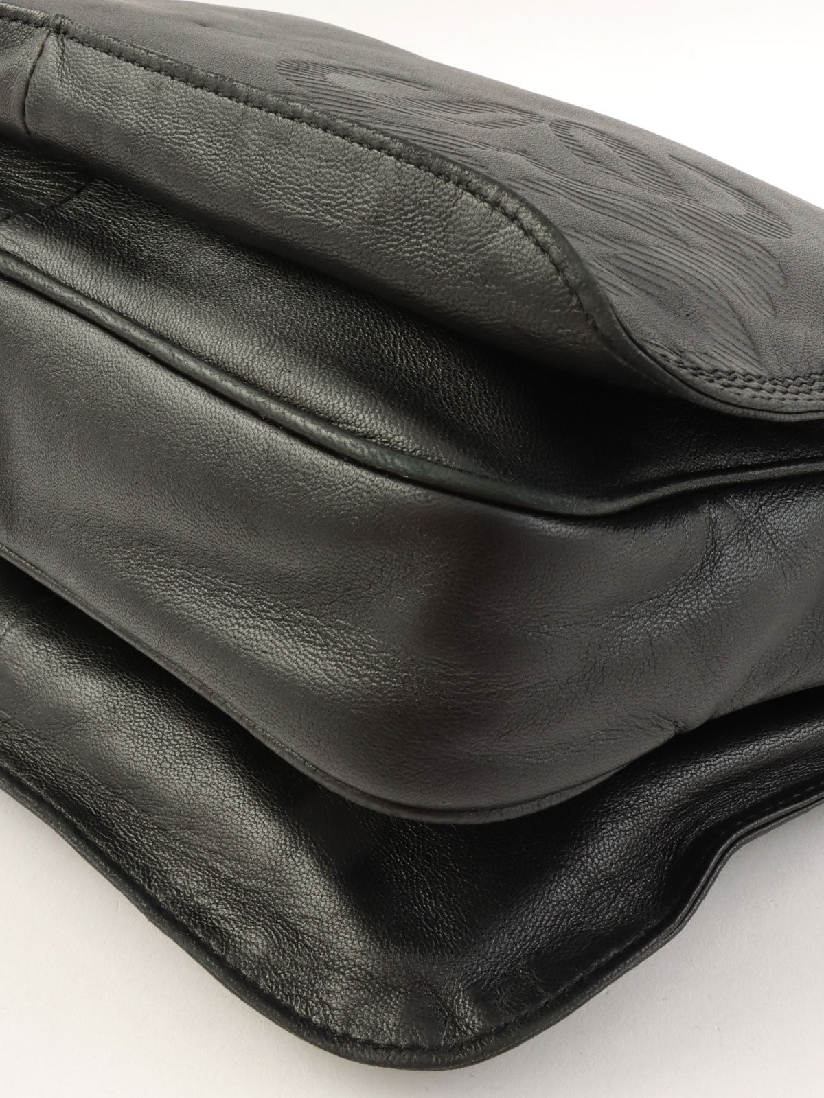 Anagram抽绳单肩包 黑色