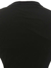 Macadam Logo印花无袖上衣（黑色）