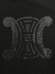 Macadam Logo印花无袖上衣（黑色）