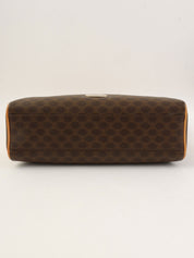 Macadam Pattern One-Shoulder Bag Brown