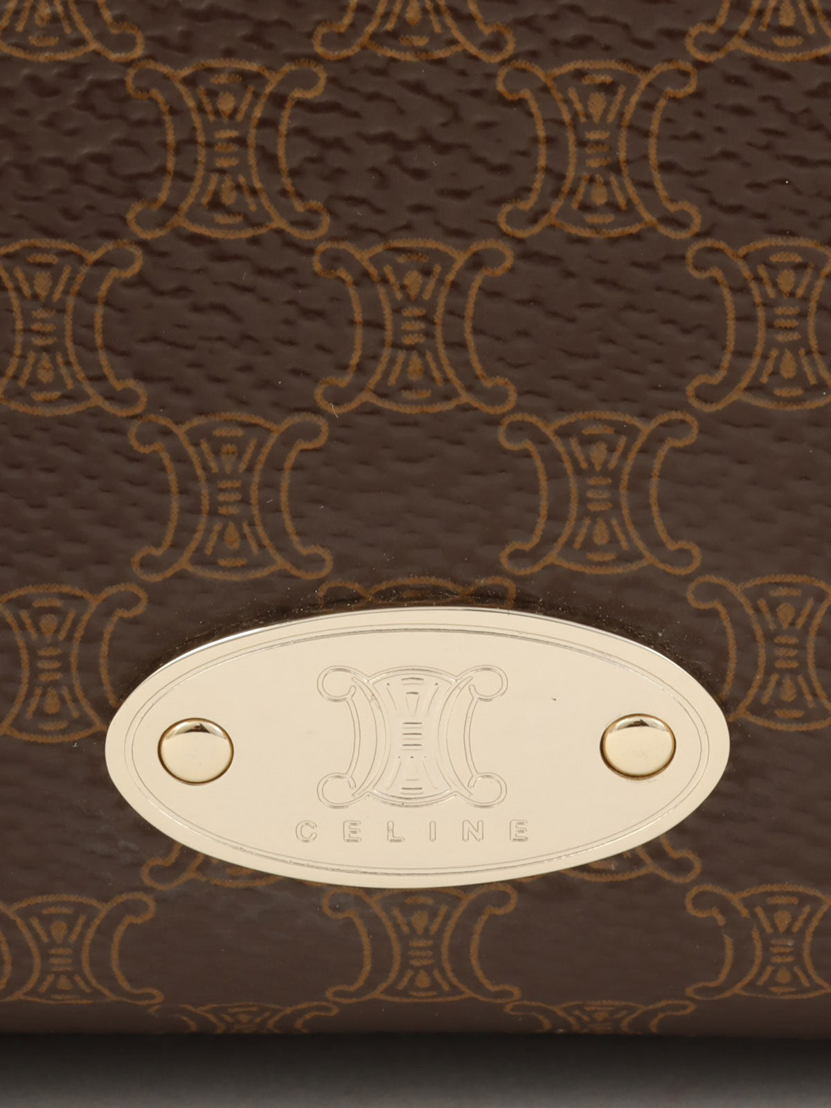 Macadam Pattern One-Shoulder Bag Brown