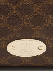 Macadam Pattern One-Shoulder Bag Brown