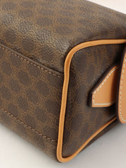 Macadam Pattern One-Shoulder Bag Brown