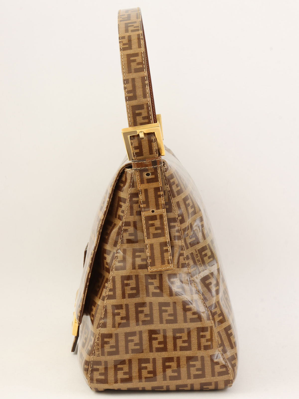 Patent FF Zucchino Pattern Mamma Bucket in Beige/Brown