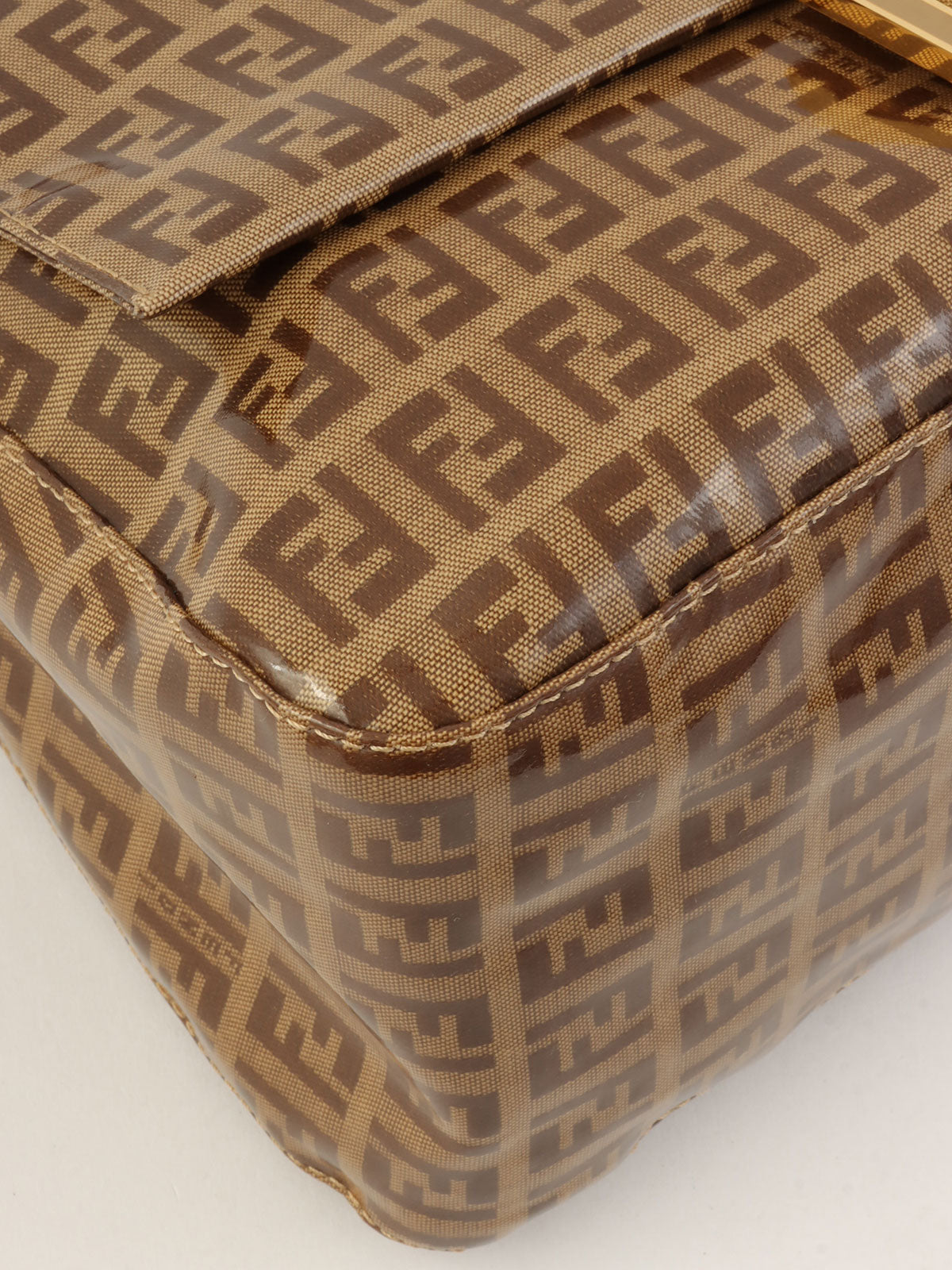 Patent FF Zucchino Pattern Mamma Bucket in Beige/Brown