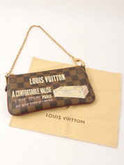 2010 Damier Canvas Pochette Mila MM Brown