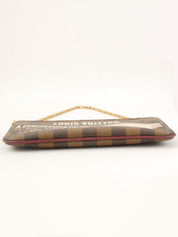 2010 Damier Canvas Pochette Mila MM Brown