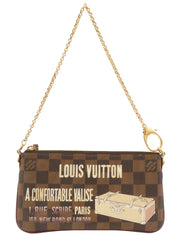 2010 Damier Canvas Pochette Mila MM Brown