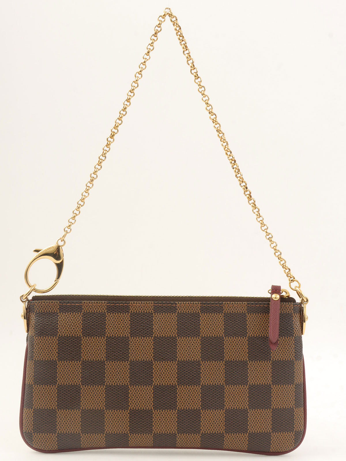 2010 Damier Canvas Pochette Mila MM Brown