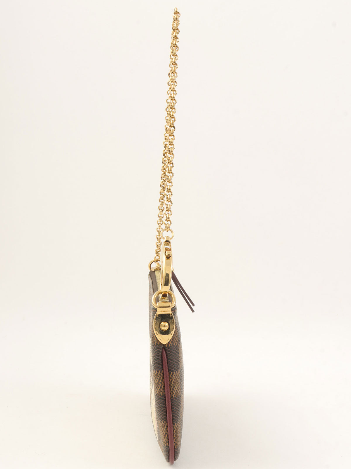 2010 Damier Canvas Pochette Mila MM Brown