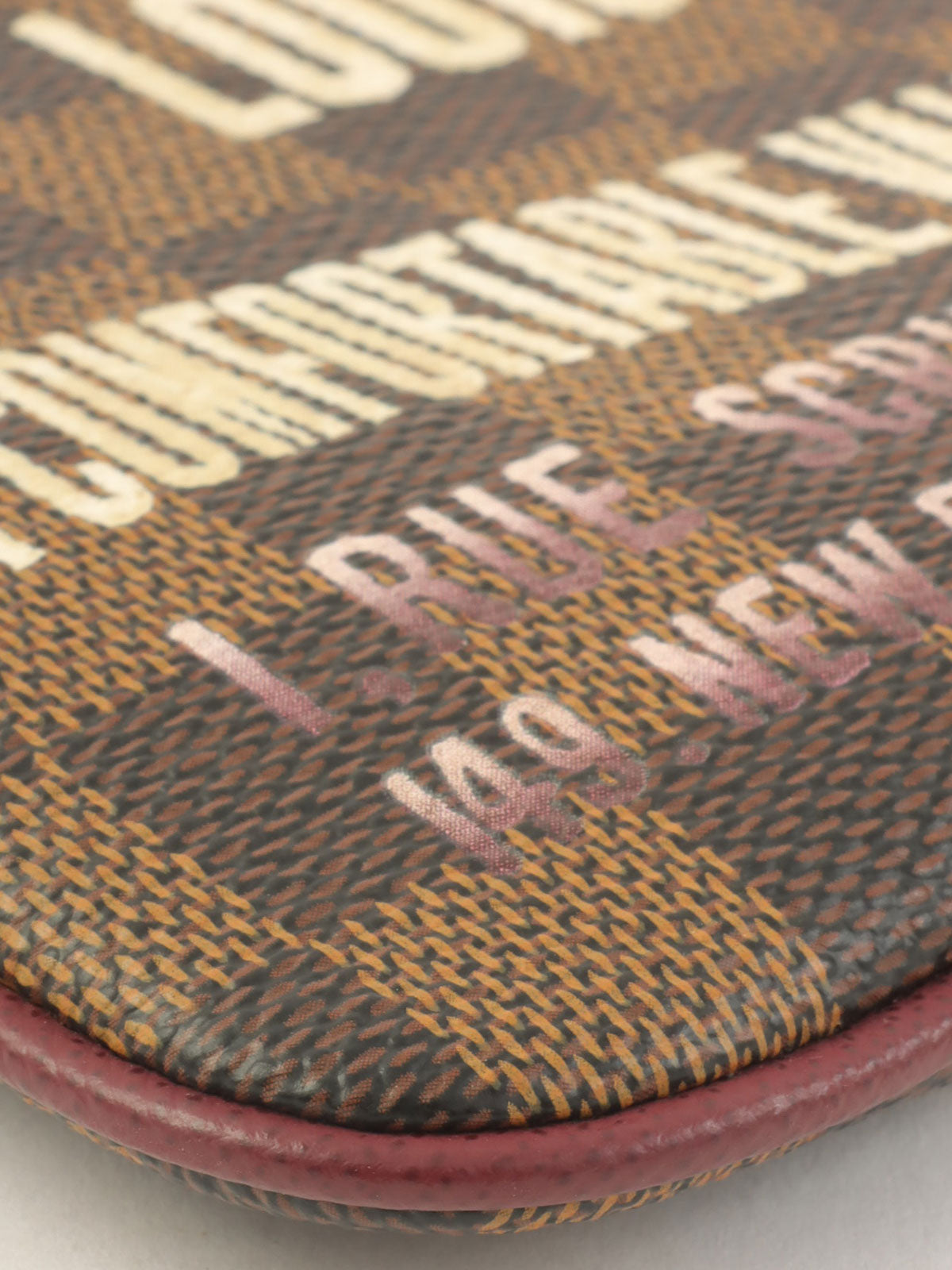 2010 Damier Canvas Pochette Mila MM Brown