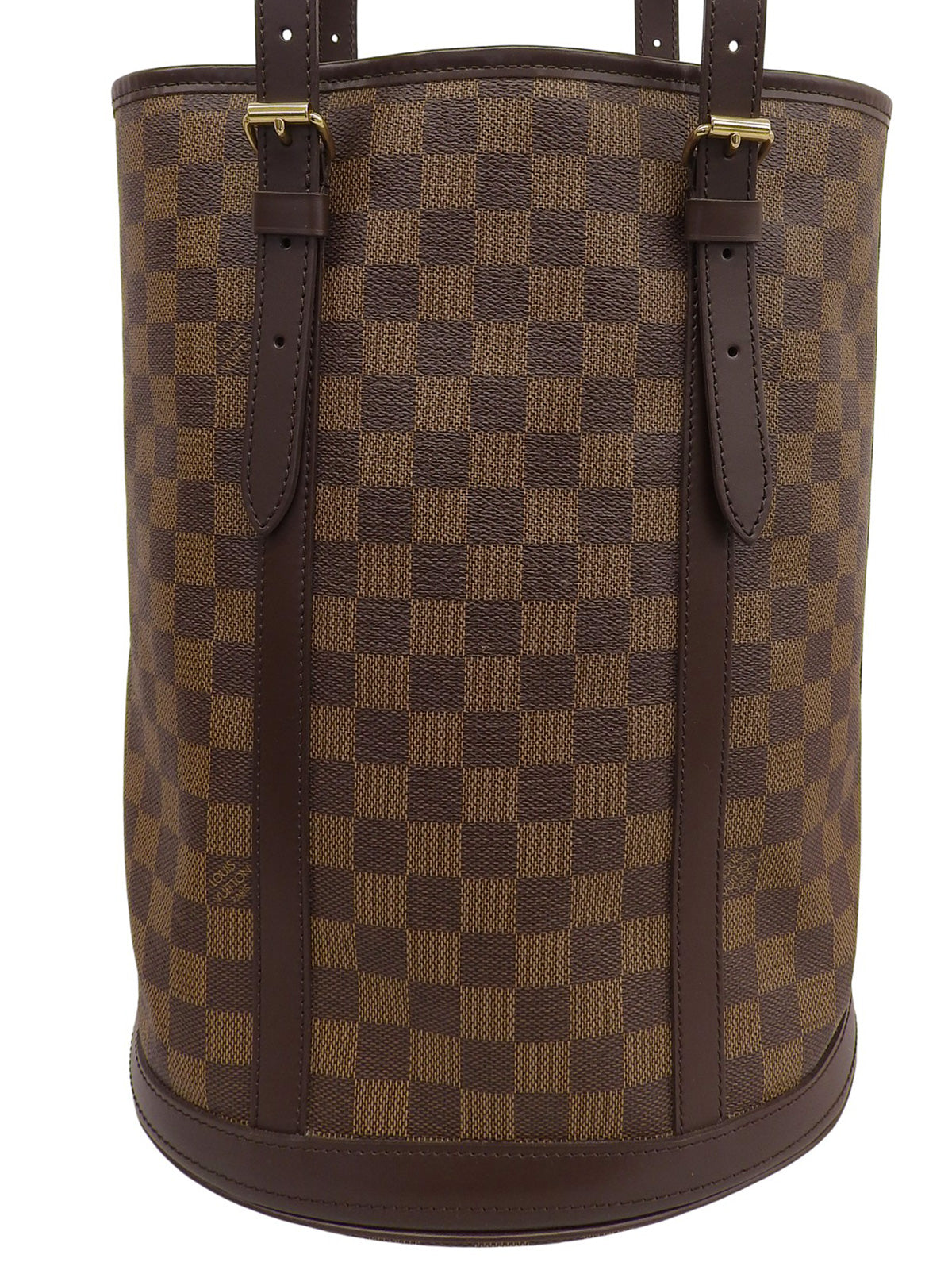 2006年製 キャンバスダミエバケットGM ブラウン