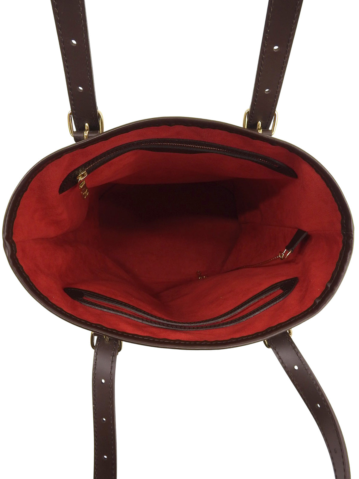 2006年製 キャンバスダミエバケットGM ブラウン