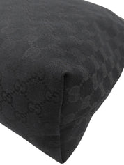 Canvas GG Pattern Sherry Line Shoulder Bag Black/Green/Red