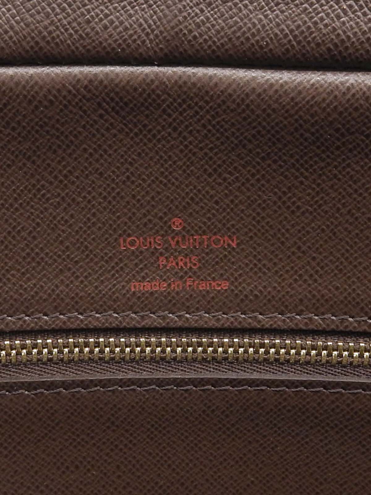 2007年製 キャンバスダミエポルトドキュマンヴォワヤージュ ブラウン