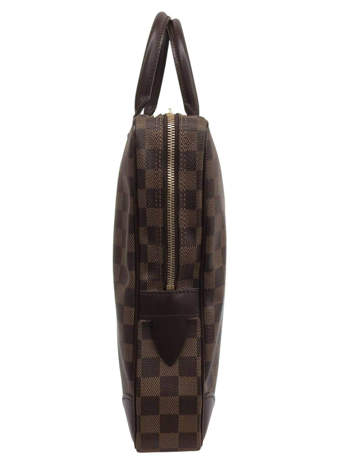 2007年製 キャンバスダミエポルトドキュマンヴォワヤージュ ブラウン