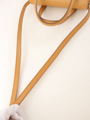 ロゴエンボス2wayバッグ キャメル　