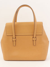 驼色压纹Logo两用包