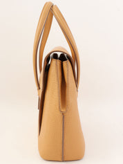 驼色压纹Logo两用包