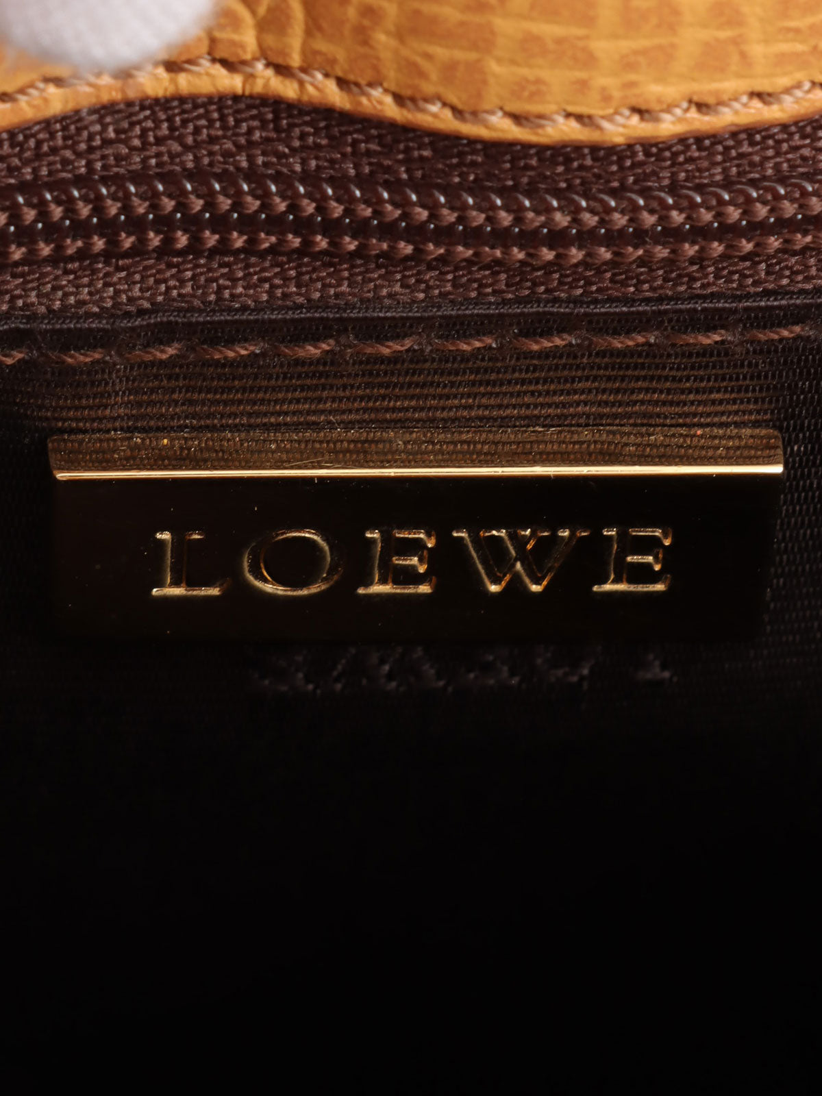 驼色压纹Logo两用包