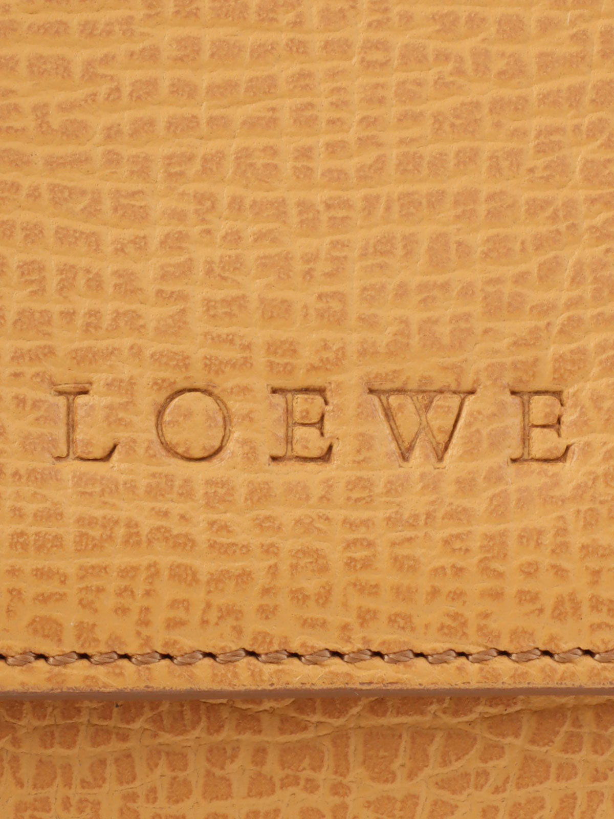 ロゴエンボス2wayバッグ キャメル　