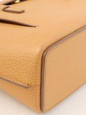 驼色压纹Logo两用包