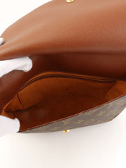 2001 Canvas Monogram Musette Tango Short Brown