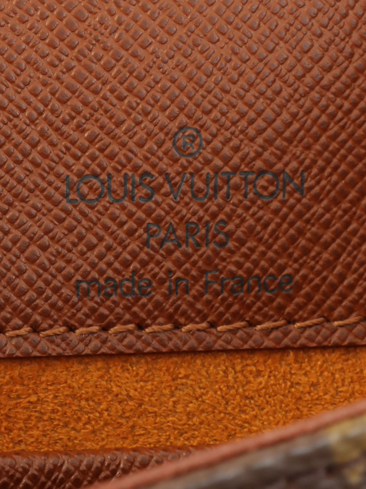 2001 Canvas Monogram Musette Tango Short Brown