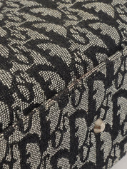 Trotter 图案 Logo 铭牌单肩包 黑色/米色