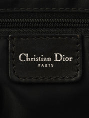 Trotter 图案 Logo 铭牌单肩包 黑色/米色