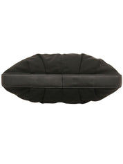 Nylon Vara Ribbon Shoulder Bag in Black