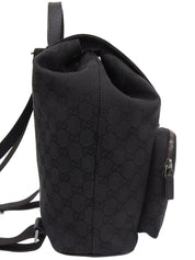 キャンバスGGパターンバックパック ブラック