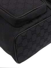 キャンバスGGパターンバックパック ブラック