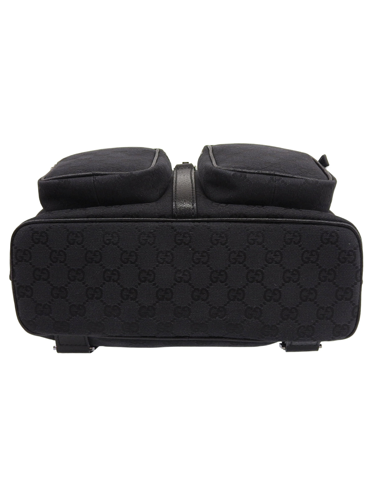 キャンバスGGパターンバックパック ブラック