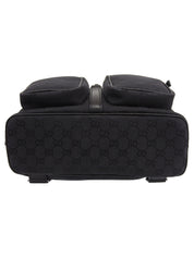 キャンバスGGパターンバックパック ブラック