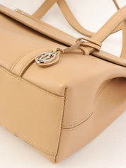 Beige Cabochon Handbag
