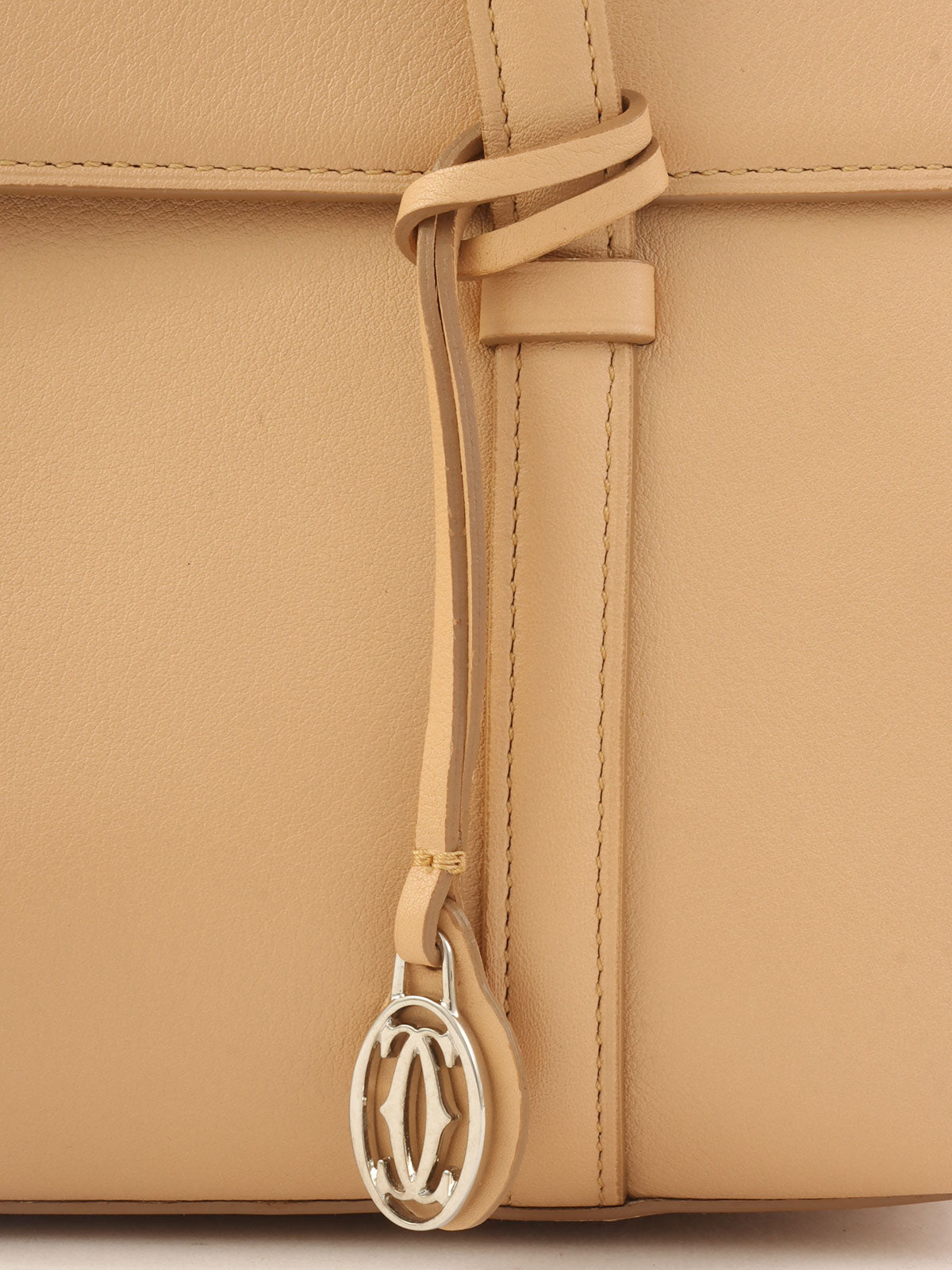 Beige Cabochon Handbag