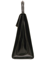 ロゴプレートハンドバッグ ブラック