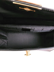 Logo Plate 手提包黑色