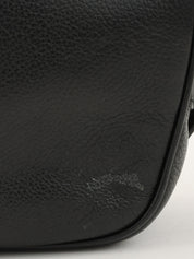 Sherry Line Logo Embossed Shoulder Bag Black