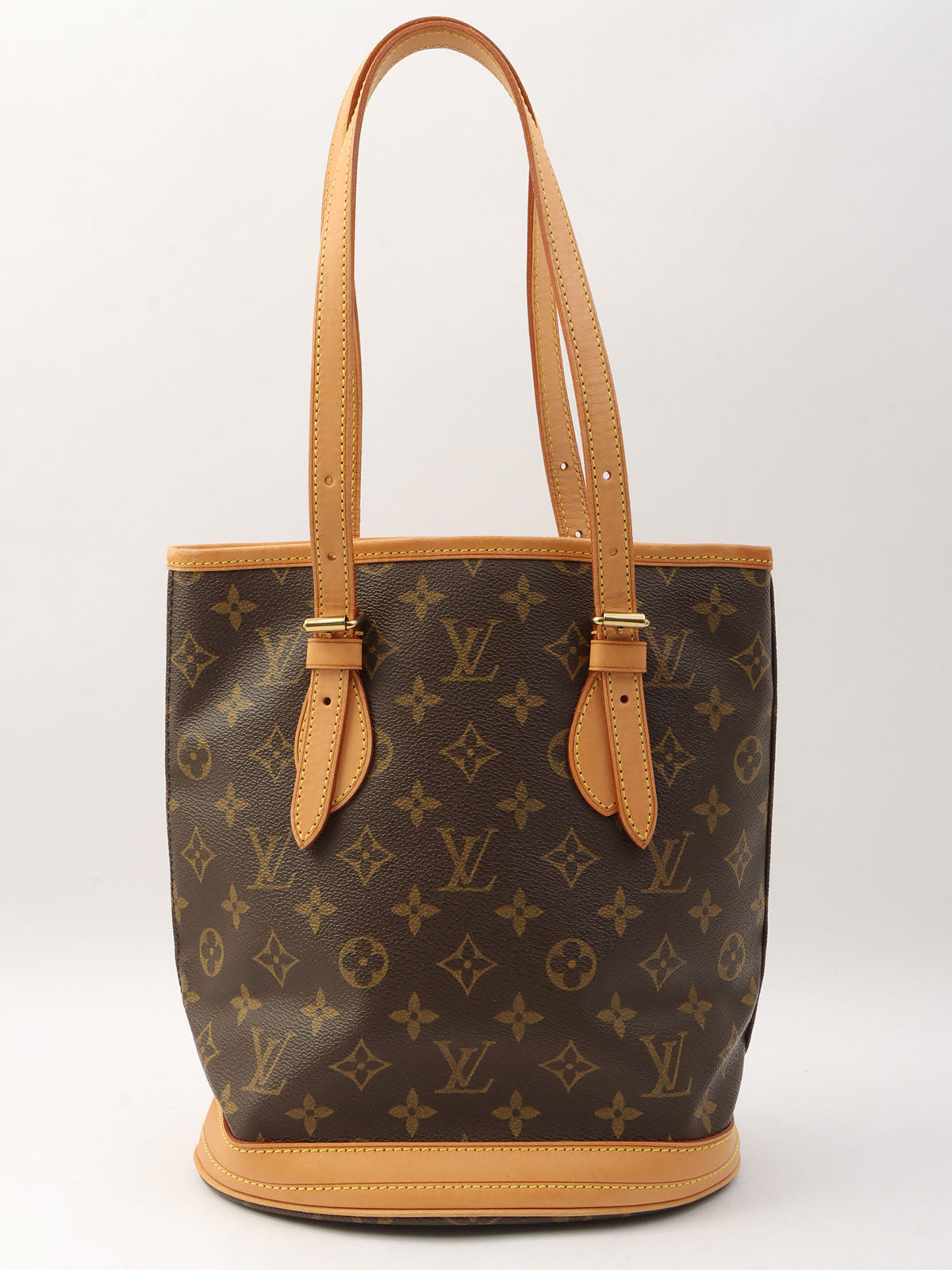 2002年製 キャンバスモノグラムバケットPM ブラウン