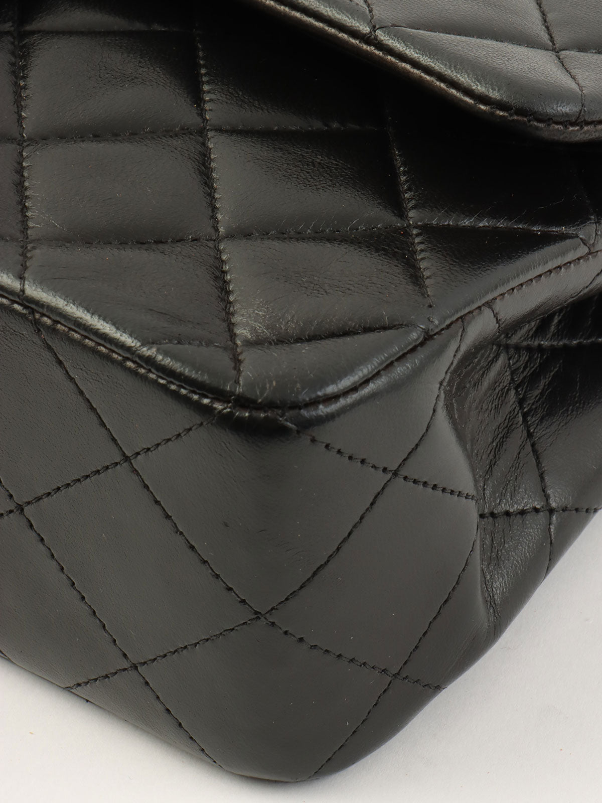 1995年頃製 クラシックフラップチェーンバッグ23cm ブラック