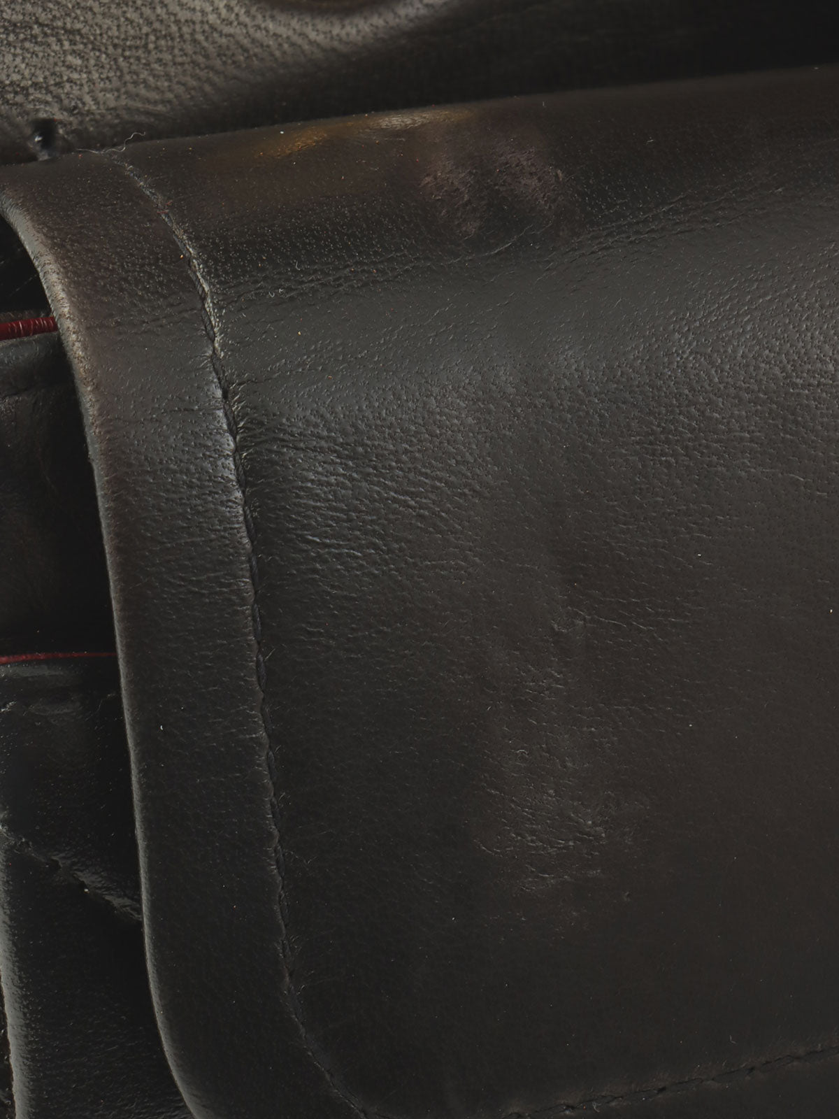 1995年頃製 クラシックフラップチェーンバッグ23cm ブラック